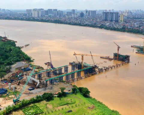 7 cây cầu vượt sông Hồng: Tăng tốc trên những công trường trọng điểm