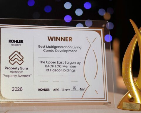 The Upper East Saigon giành giải ngay lần đầu tham dự Vietnam Property Awards 2026