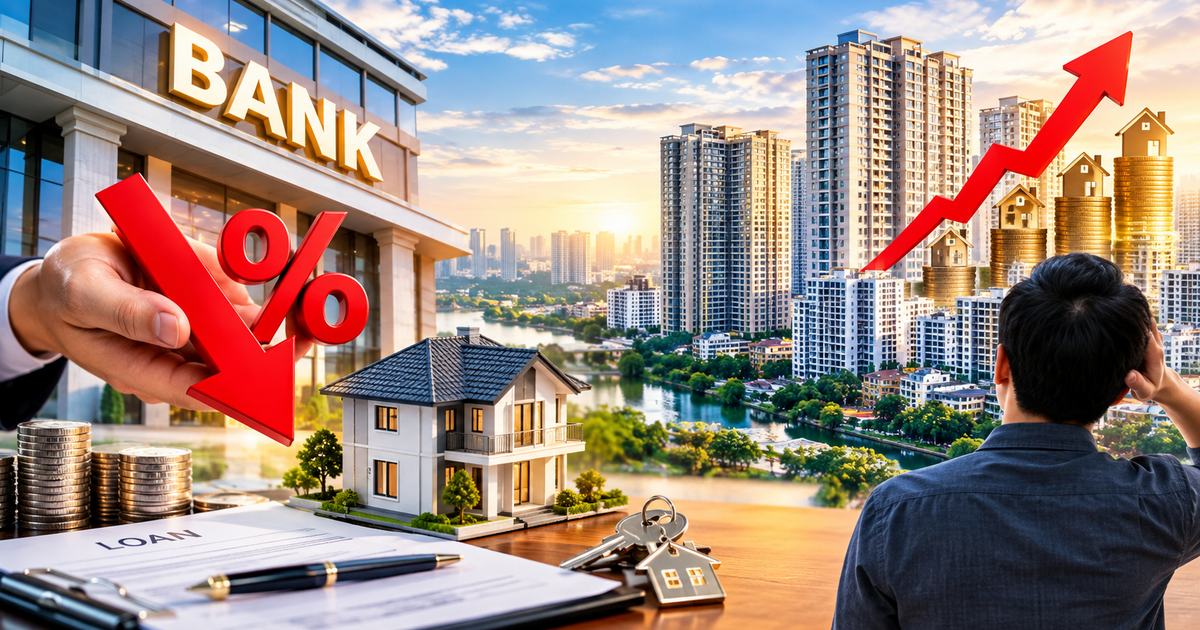 Ngân hàng hạ lãi suất, thị trường bất động sản chuyển biến ra sao?