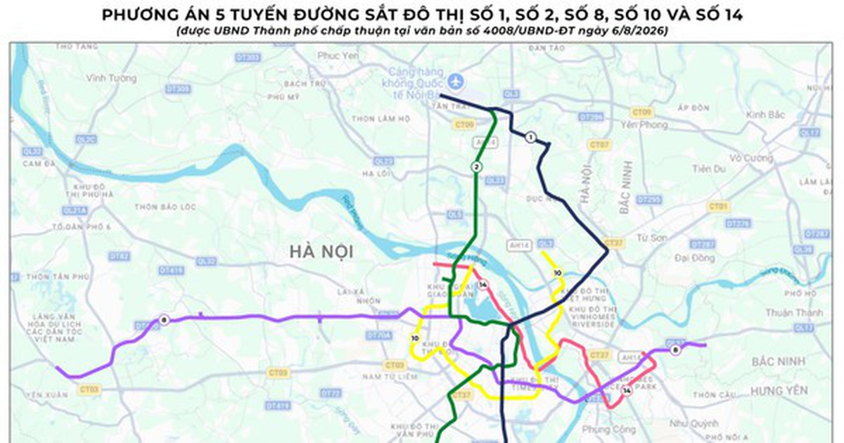 Hà Nội tham vấn cộng đồng quy hoạch chi tiết 22 nhà ga của 5 tuyến đường sắt đô thị