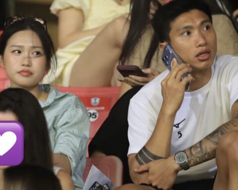 Văn Hậu bị cấm thi đấu, ngậm ngùi ngồi khán đài cùng Doãn Hải My