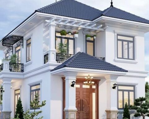 Xây nhà mái Nhật 2 tầng 90m² 3 phòng ngủ bao nhiêu tiền?