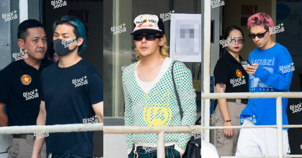 ĐỘC QUYỀN bộ ảnh “nét căng” BIGBANG trên đường ra SVĐ Mỹ Đình: G-Dragon để râu mà vẫn bảnh, Taeyang – Daesung giữ phong độ