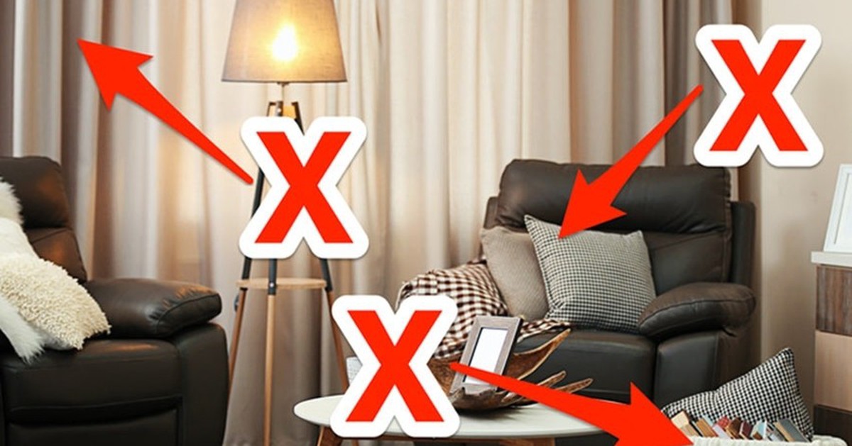 10 lỗi thiết kế nội thất khiến căn nhà kém sang