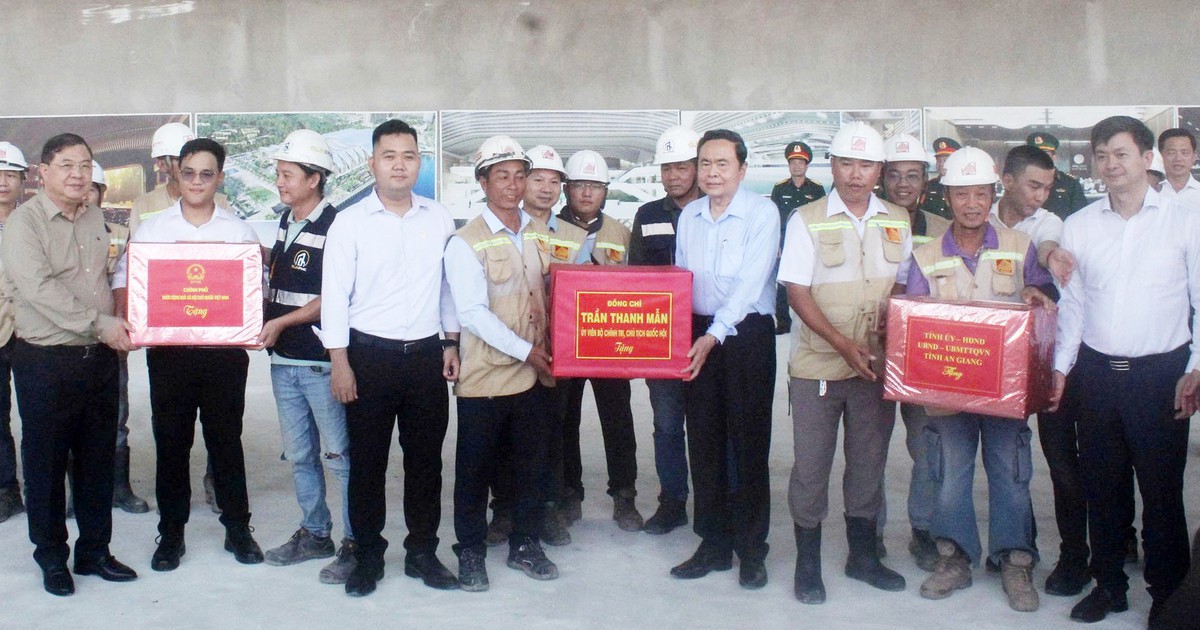 Chủ tịch Quốc hội Trần Thanh Mẫn kiểm tra tiến độ hơn 20 công trình APEC 2027