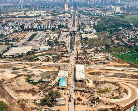 Diện mạo nút giao Vành đai 4 ở cửa ngõ Tây Nam Hà Nội
