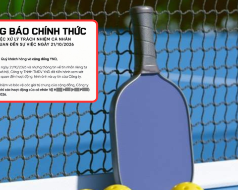 Công ty tạm đình chỉ công việc với KOL pickleball bị bạn gái tố ngoại tình