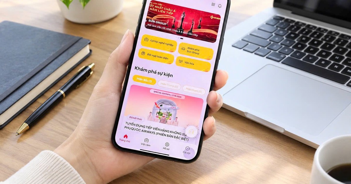 Sun Group ra mắt ứng dụng đặc biệt, trực tiếp kết nối với toàn bộ hệ sinh thái nghề nghiệp trong tập đoàn