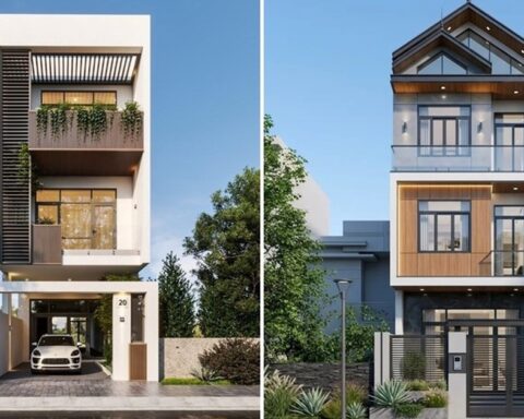 6 mẫu nhà phố 3 tầng hiện đại thịnh hành 2026