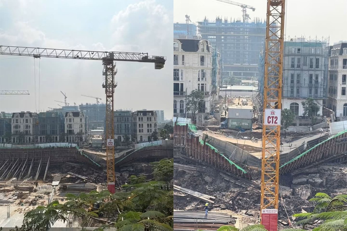 Hà Nội: Đường nứt toác, sụt lún bất thường quanh công trường nhà cao tầng