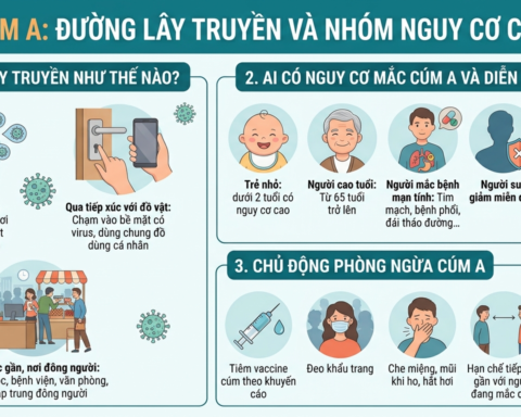 Infographic: Cha mẹ cần cảnh giác với các biến chứng nguy hiểm của cúm A