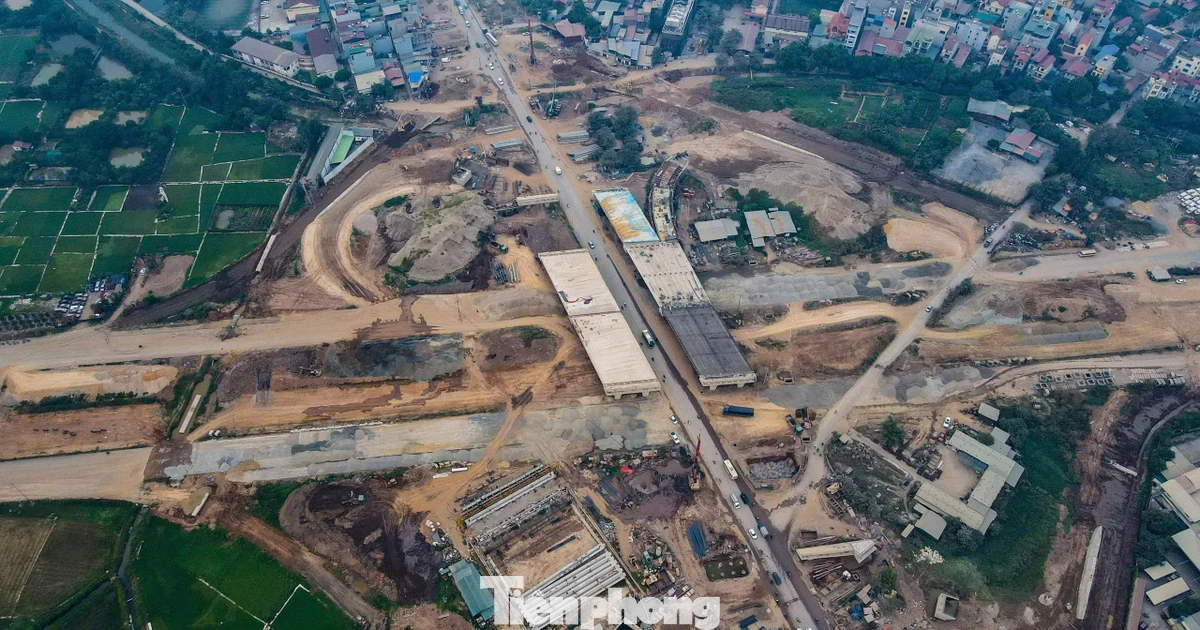 Diện mạo nút giao Vành đai 4 cửa ngõ Tây Nam Hà Nội