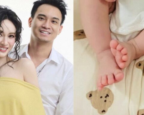 Đức Phạm đăng ảnh con chung với Vũ Thúy Quỳnh?