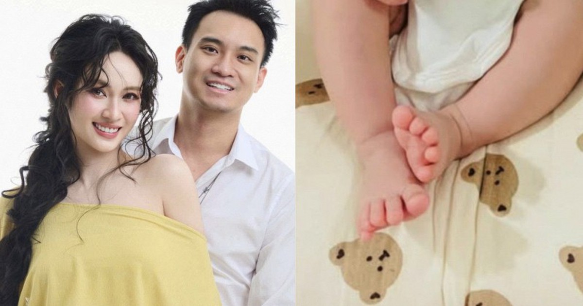 Đức Phạm đăng ảnh con chung với Vũ Thúy Quỳnh?