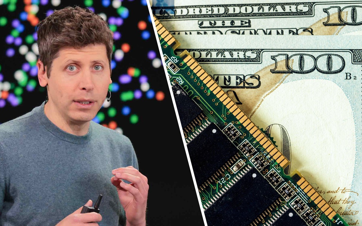 Giữa lúc OpenAI “húp” hết RAM toàn cầu, Sam Altman cho rằng RAM ở trong máy tính của bạn và tôi đang bị bỏ phí
