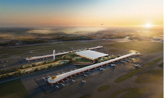 Thông tin mới nhất về siêu sân bay quốc tế 5 sao vốn 8 tỷ USD rộng hơn 1.880 ha, lớn nhất miền Bắc, cách Hà Nội 40 km  - Ảnh 1.