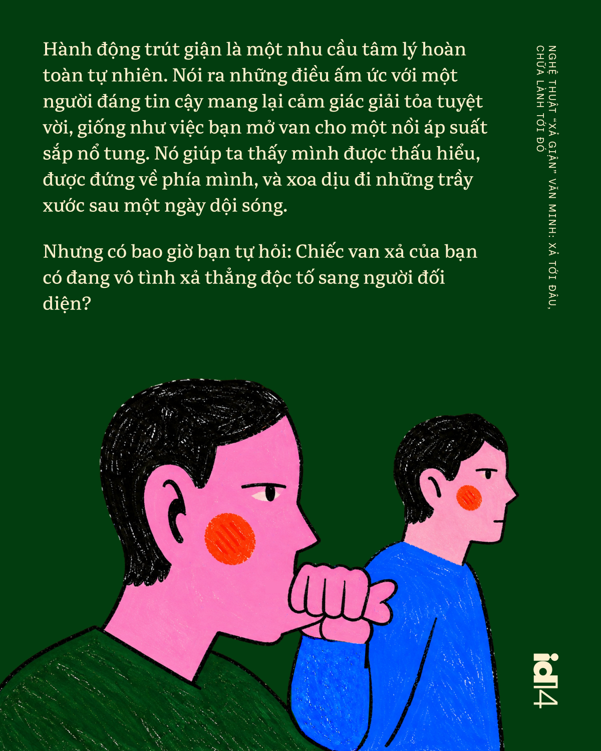 Nghệ thuật “xả giận” văn minh: Xả tới đâu, chữa lành tới đó- Ảnh 2.