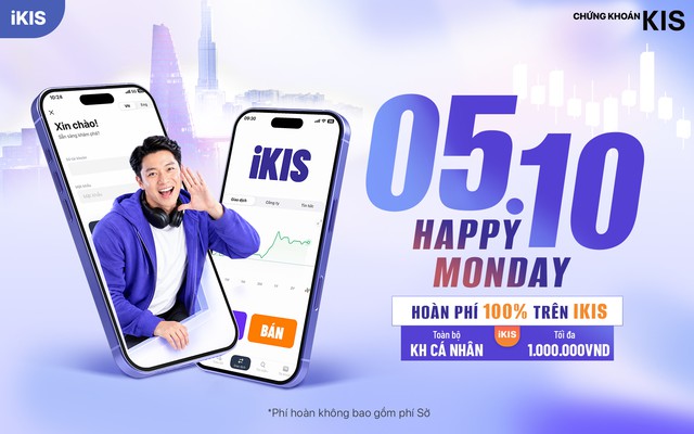 KIS tiếp tục hoàn 100% phí giao dịch iKIS đến cuối năm- Ảnh 1. KIS tiếp tục hoàn 100% phí giao dịch iKIS đến cuối năm- Ảnh 1.