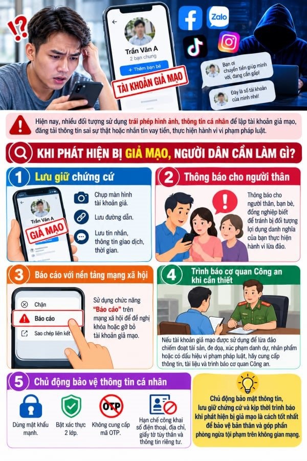 Phát hiện hình ảnh, thông tin cá nhân bị giả mạo trên Zalo, Facebook...: Cơ quan Công an cách hướng dẫn xử lý- Ảnh 2.