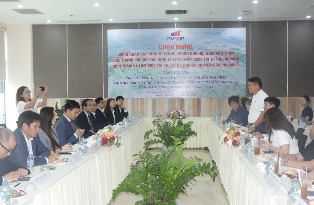 Đoàn đại biểu Thành phố Đối tác Kinh tế tìm hiểu mô hình khu công nghiệp sinh thái TPHCM- Ảnh 4.