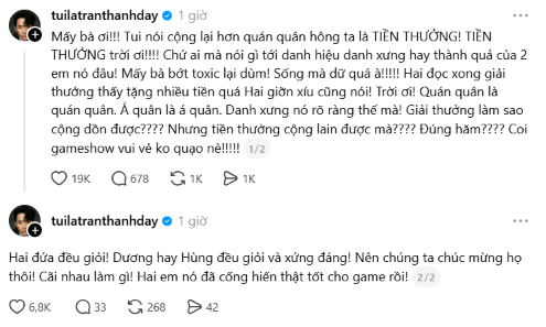 Bùng nổ tranh cãi sau trao giải Tinh Hà Say Hi: Quang Hùng MasterD lép vế dù là Quán quân, Trấn Thành lên tiếng nóng- Ảnh 8.