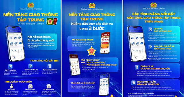 Thí điểm Nền tảng giao thông tập trung trên VNeID