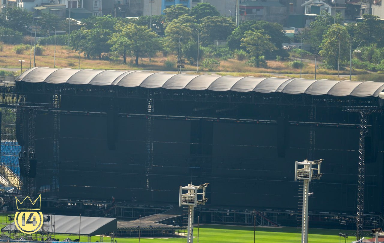 Còn 4 ngày đến concert BIGBANG tại Hà Nội: Dàn âm thanh, màn hình LED bạc tỷ đã được lắp đặt, sức nóng bao trùm Thủ đô- Ảnh 4.