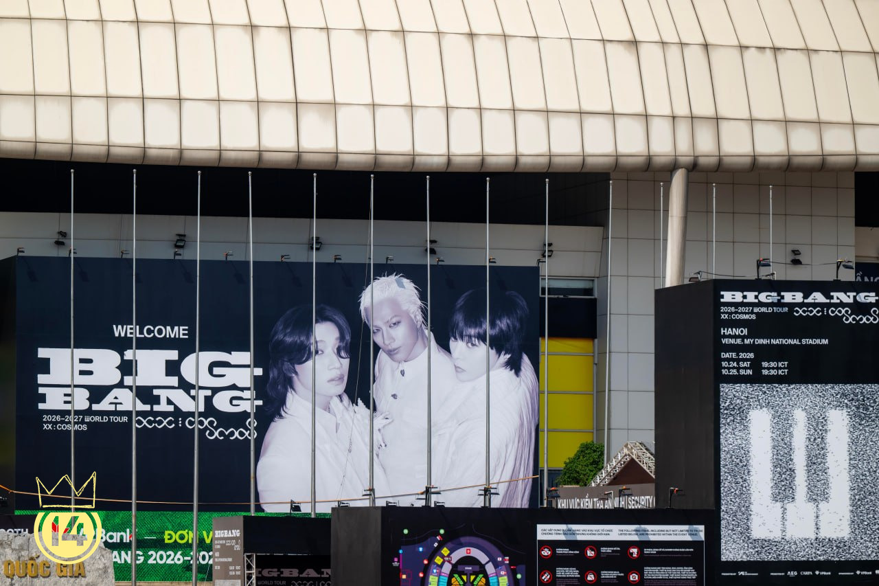 Còn 4 ngày đến concert BIGBANG tại Hà Nội: Dàn âm thanh, màn hình LED bạc tỷ đã được lắp đặt, sức nóng bao trùm Thủ đô- Ảnh 11.