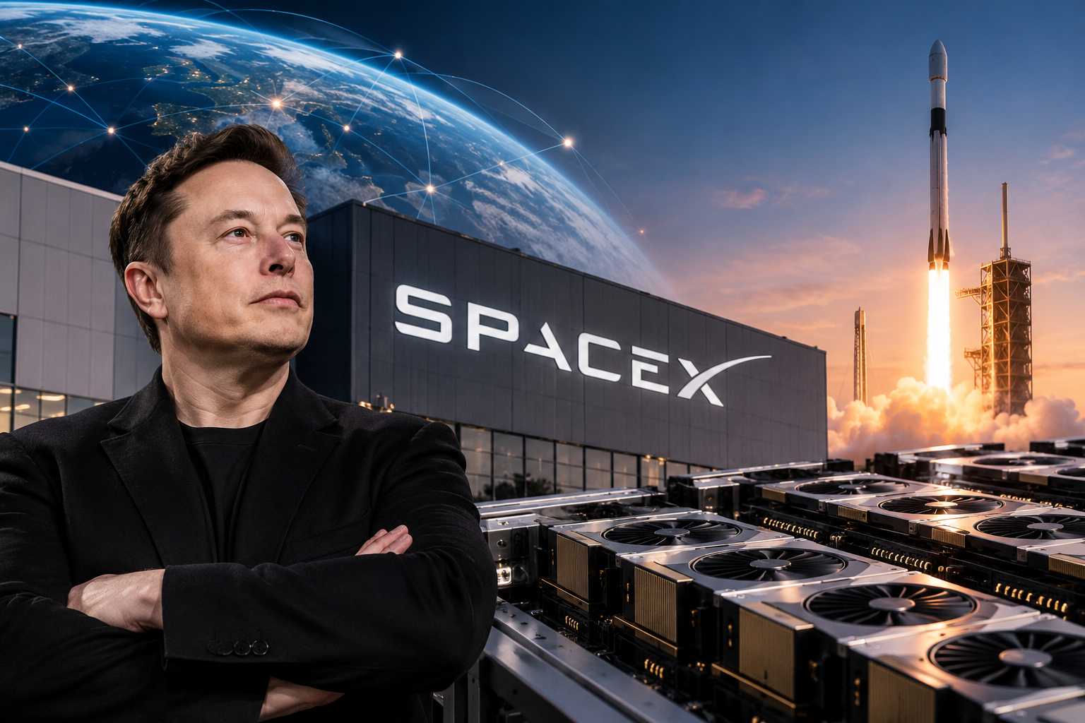 SpaceX chốt khoản vay 40 tỷ USD để mua chip AI, Elon Musk lên tiếng về 