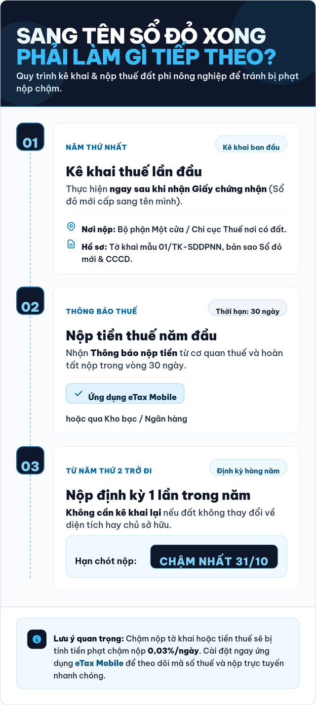 Bán nhà, sang tên sổ đỏ 12 năm trước, chủ cũ bất ngờ nhận giấy báo nợ thuế: Nhiều người mua bán nhà đất cũng dễ gặp tình huống này do quên một nghĩa vụ - Ảnh 1.