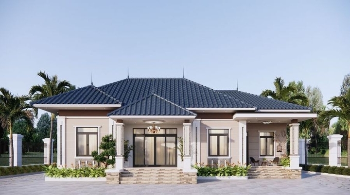 5 mẫu nhà mái Nhật 1 tầng 4 phòng ngủ được yêu thích- Ảnh 1. 5 mẫu nhà mái Nhật 1 tầng 4 phòng ngủ được yêu thích- Ảnh 1.