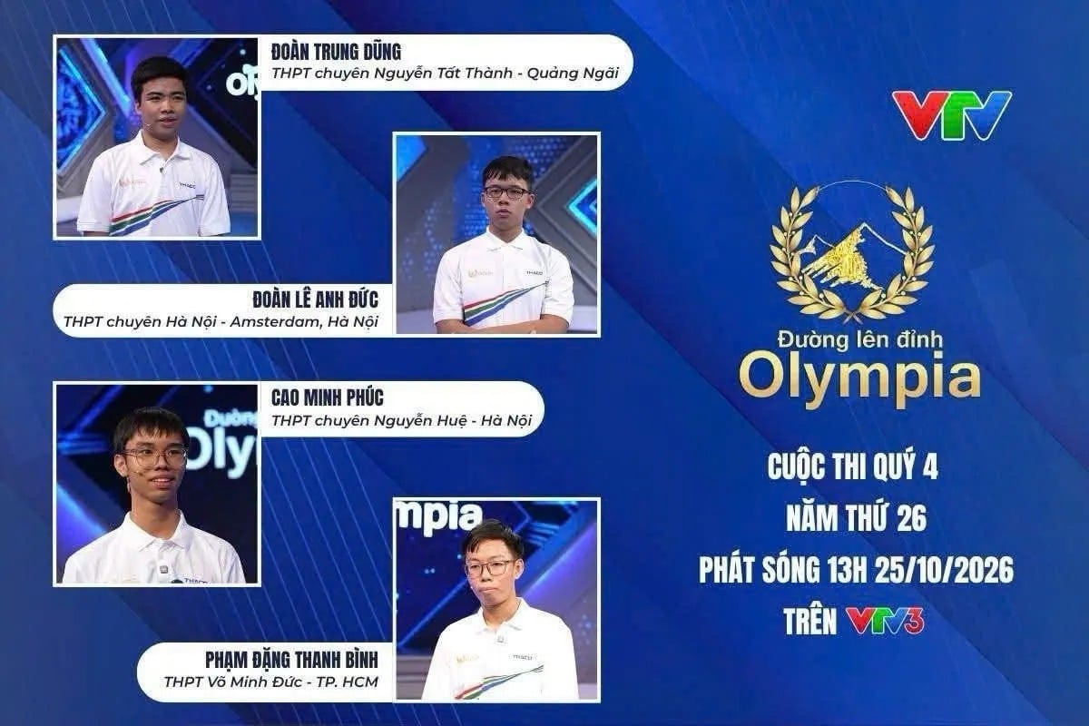Chân dung nam sinh cuối cùng vào Chung kết năm Đường Lên Đỉnh Olympia 2026 - Ảnh 1.