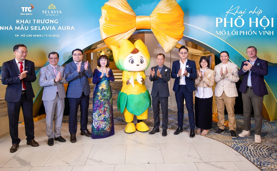 TTC Phú Quốc khai trương nhà mẫu Selavia tại TP.HCM - Ảnh 1. TTC Phú Quốc khai trương nhà mẫu Selavia tại TP.HCM - Ảnh 1.