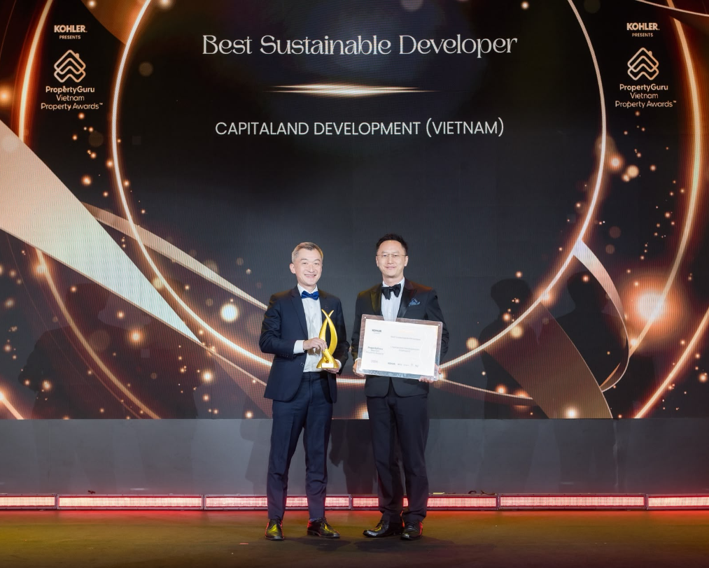 CapitaLand Development được vinh danh tại PropertyGuru 2026 về bền vững, xã hội và thiết kế xuất sắc. - Ảnh 1. CapitaLand Development được vinh danh tại PropertyGuru 2026 về bền vững, xã hội và thiết kế xuất sắc. - Ảnh 1.