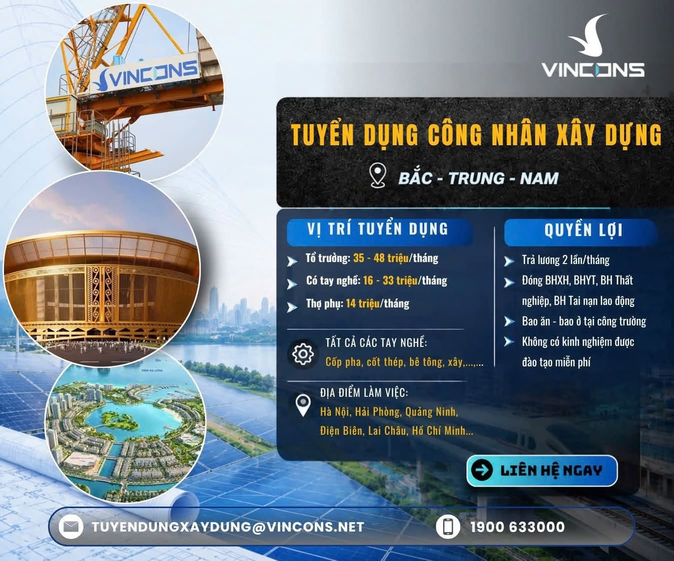 Tỷ phú Phạm Nhật Vượng tăng tốc tuyển thêm hàng chục nghìn công nhân, không yêu cầu kinh nghiệm, thu nhập 14-48 triệu đồng/tháng bao ăn ở - Ảnh 1. Tỷ phú Phạm Nhật Vượng tăng tốc tuyển thêm hàng chục nghìn công nhân, không yêu cầu kinh nghiệm, thu nhập 14-48 triệu đồng/tháng bao ăn ở - Ảnh 1.