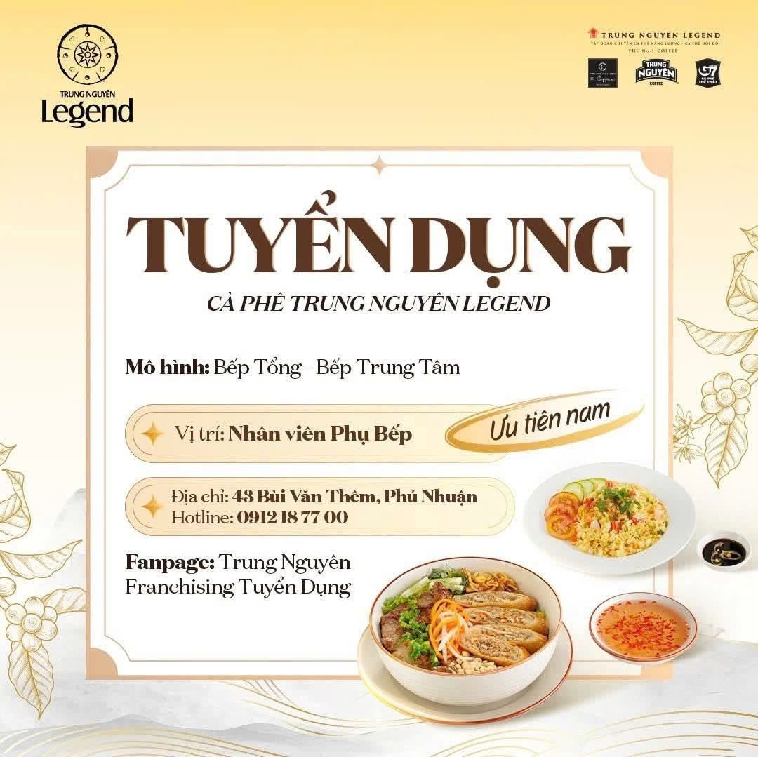 Ông Đặng Lê Nguyên Vũ đang tuyển người phụ nấu phở, rang cơm tại TP.HCM, ưu tiên chăm chỉ, chịu được áp lực giờ cao điểm, vị trí tương tự từng trả 9 - 12 triệu đồng/tháng - Ảnh 1.