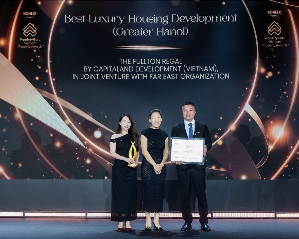 CapitaLand Development được vinh danh tại PropertyGuru 2026 về bền vững, xã hội và thiết kế xuất sắc. - Ảnh 3. CapitaLand Development được vinh danh tại PropertyGuru 2026 về bền vững, xã hội và thiết kế xuất sắc. - Ảnh 3.