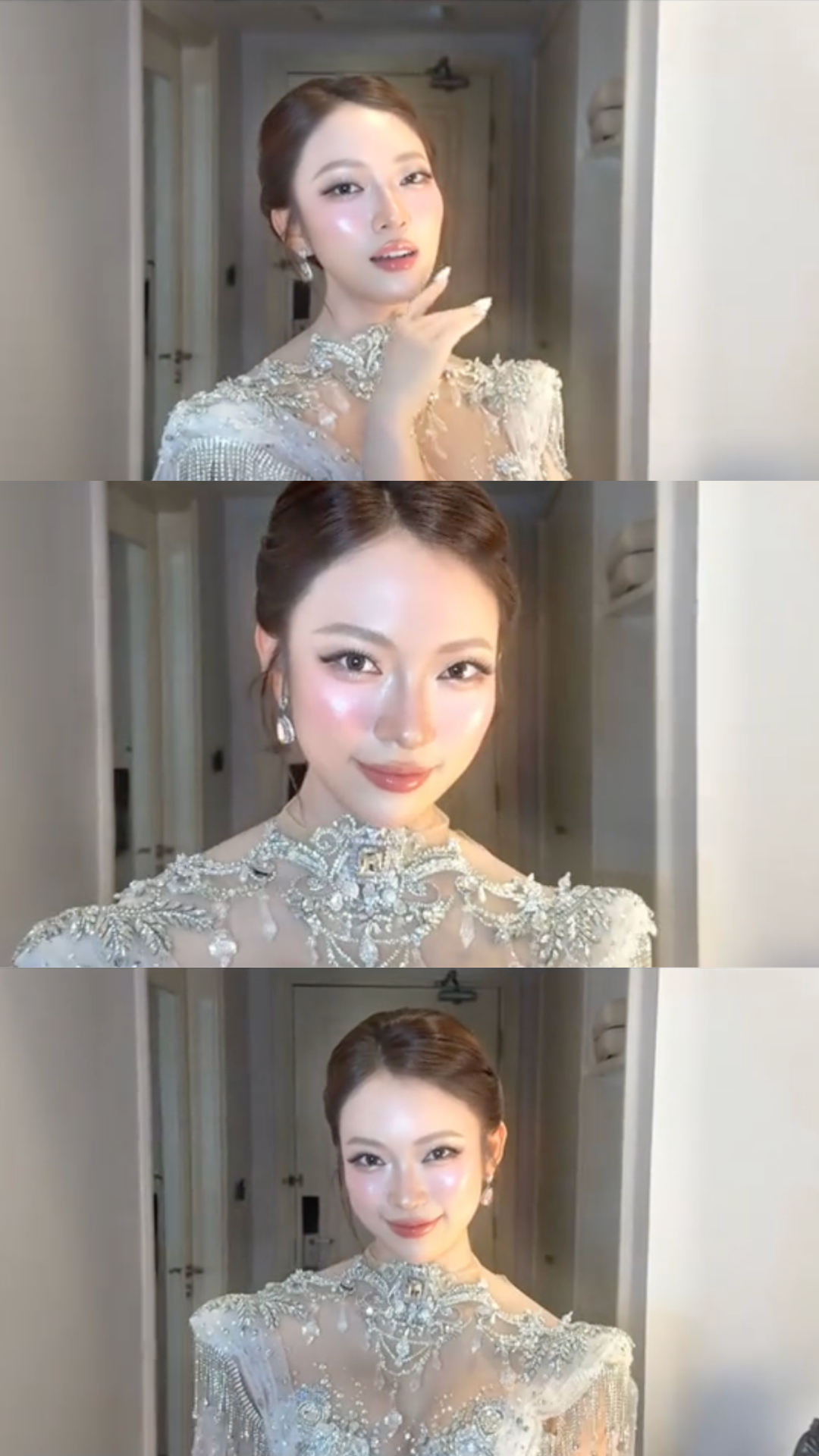 Sốc visual với MC Khánh Vy ở chung kết Miss Universe Vietnam: 