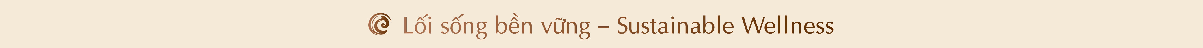 Lối sống bền vững - Sustainable Wellness