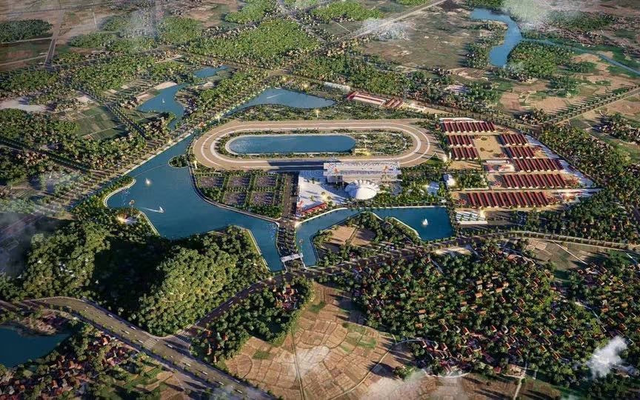 Phối cảnh dự án Tổ hợp vui chơi giải trí đa năng - Trường đua ngựa tại xã Sóc Sơn. (Ảnh: Hà Nội Mới)